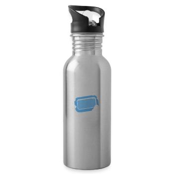 Soap Making Soap-a-holic - 20 oz Water Bottle - silver - Right