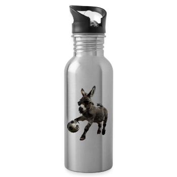 Donkey - 20 oz Water Bottle - silver - Right