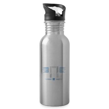 Elevator Maintenance Technician Lift Mechanic - 20 oz Water Bottle - silver - Right