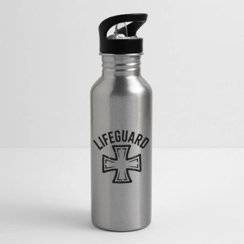 Lifeguard Cross Emblem - 20 oz Water Bottle
