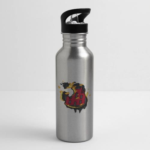 BAB Logo on FIRE! - 20 oz Water Bottle