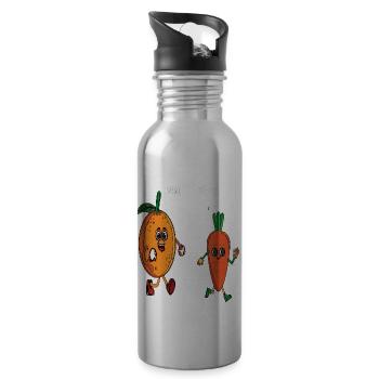 WAIT WHAIT? - 20 oz Water Bottle - silver - Right