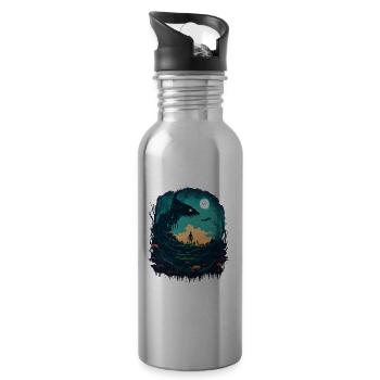 trending - 20 oz Water Bottle - silver - Right