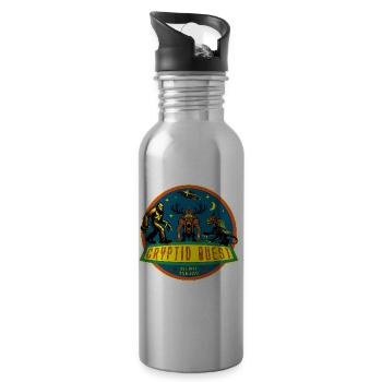 Cryptid Quest - 20 oz Water Bottle - silver - Right