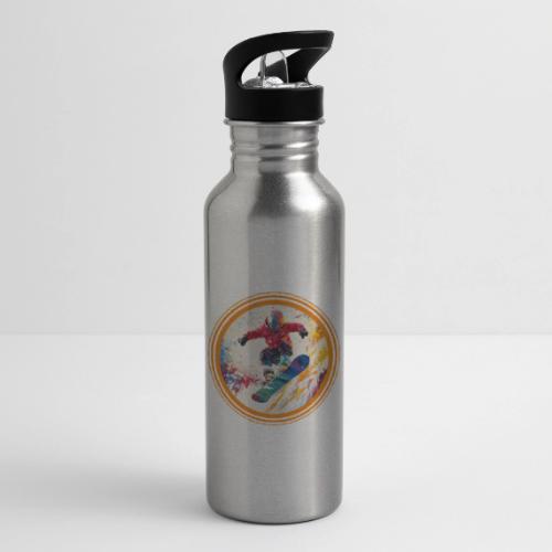 Snowboarding Horizon - 20 oz Water Bottle