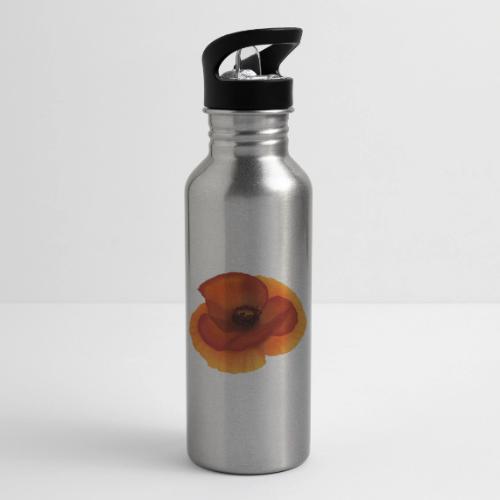 Vivid poppy - 20 oz Water Bottle