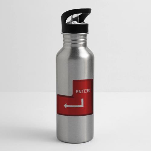 Just Press Enter - 20 oz Water Bottle