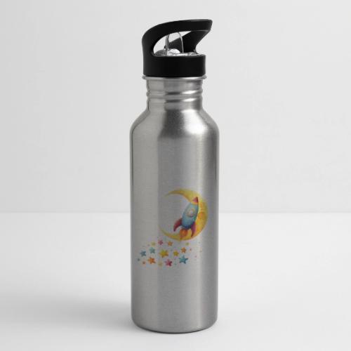 Rocket Trail of Stars - 20 oz Water Bottle