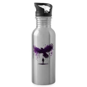 Rise of the Raven - 20 oz Water Bottle - silver - Right