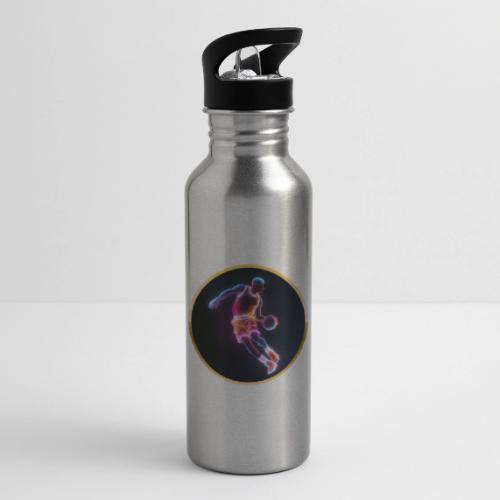Neon Basketball Player - 20 oz Water Bottle