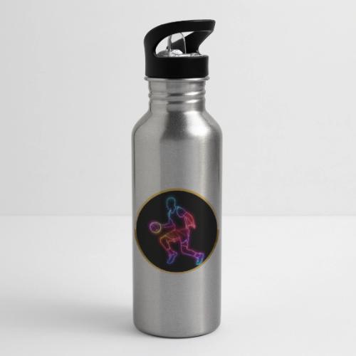 Basketball: Neon Dribble Pulse - 20 oz Water Bottle