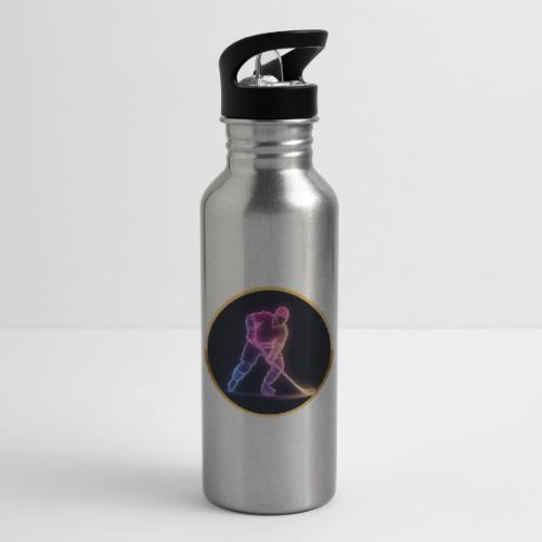 Hockey: Neon Ice Rush - 20 oz Water Bottle