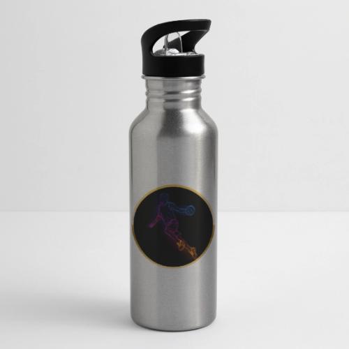 Basketball: Neon Jump Shot - 20 oz Water Bottle