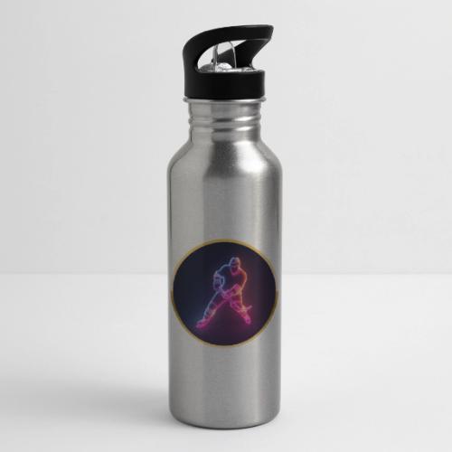 Hockey: Neon Ice Strike - 20 oz Water Bottle