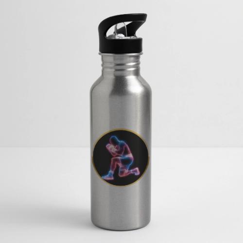 Neon Boxing Focus - 20 oz Water Bottle
