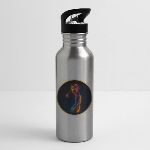 Neon Golf Motion - 20 oz Water Bottle