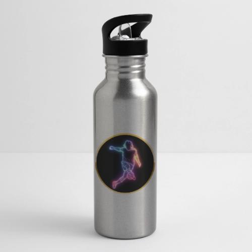 Soccer: Neon Goal Fusion - 20 oz Water Bottle