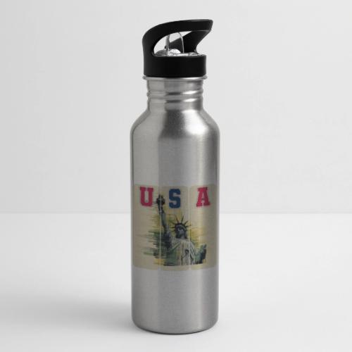 Art illustration of the Statue of Liberty - 20 oz Water Bottle