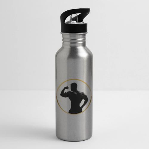 Bodybuilder: Classic Flex Emblem - 20 oz Water Bottle