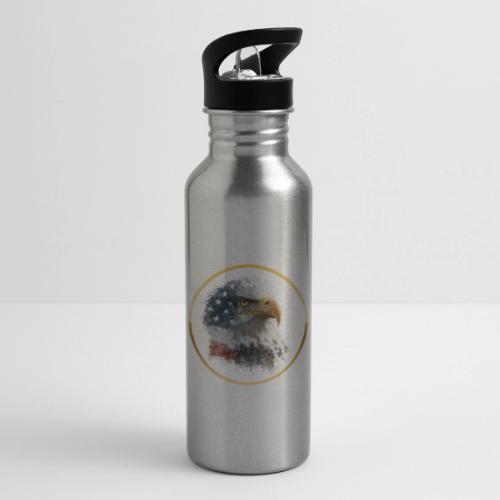 USA: Patriot Wing Emblem - 20 oz Water Bottle