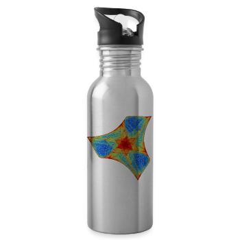 Fire Boomerang – Chaos Theory - 20 oz Water Bottle - silver - Right