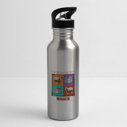 Sheep TV (The System Was Never Broken) - 20 oz Water Bottle