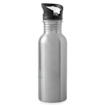Relationship Status Single Taken Funny Salsa Dance - 20 oz Water Bottle - silver - Right