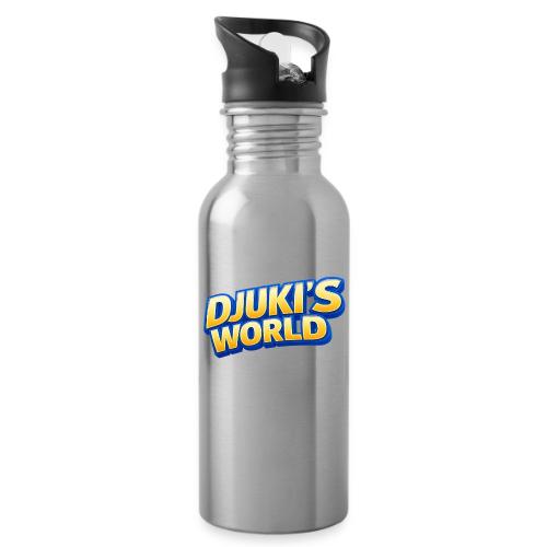 DJUKI’S WORLD – Golden Logo - 20 oz Water Bottle