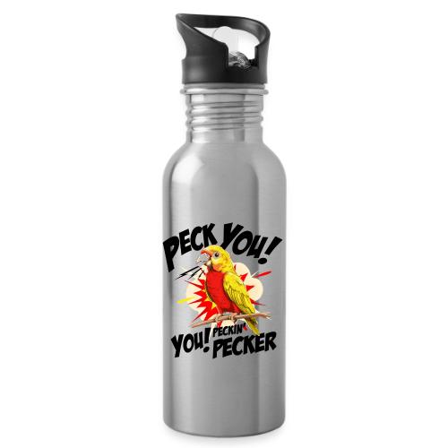 KOZMO PECK YOU - 20 oz Water Bottle