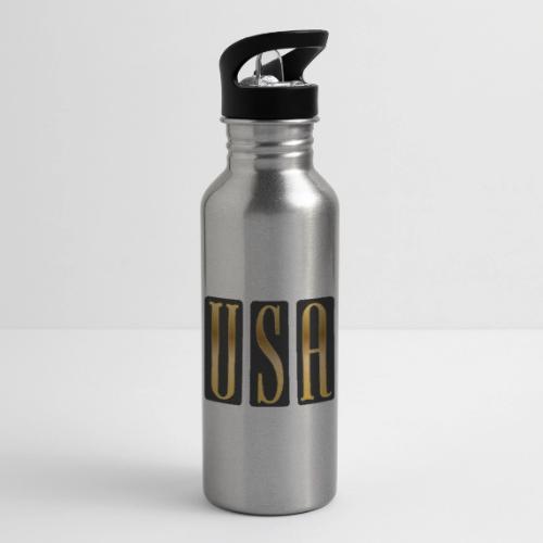 USA Gold Monolith - 20 oz Water Bottle