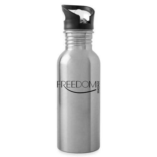 Freedom Massage Logo - 20 oz Water Bottle