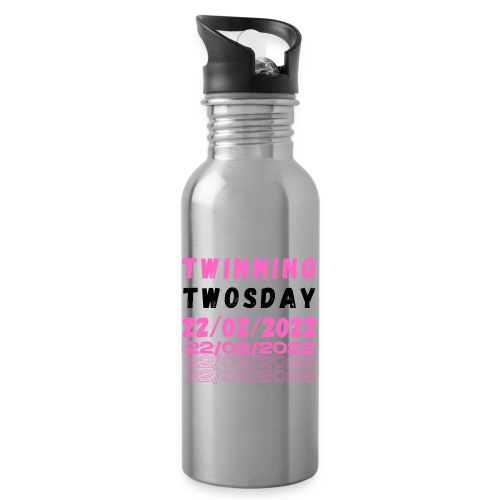 Twinning Twosday Tuesday February 22nd 2022 Funny - Water Bottle