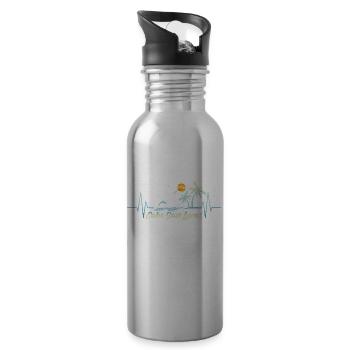 Mexico Souvenir Spring Break - 20 oz Water Bottle - silver - Right