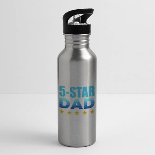 Five Stars Dad - 20 oz Water Bottle