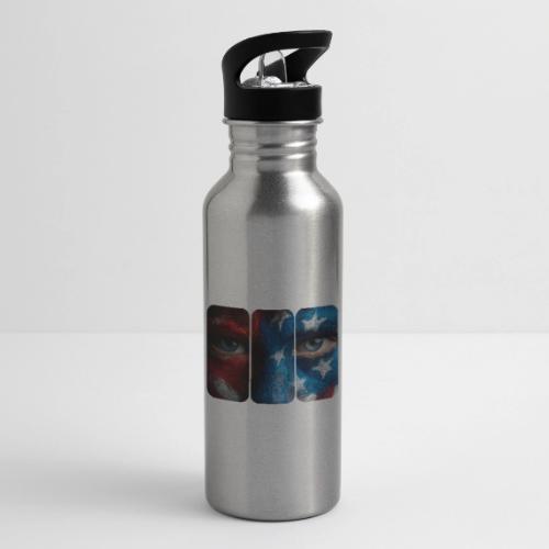 USA: Painted for the Flag - 20 oz Water Bottle