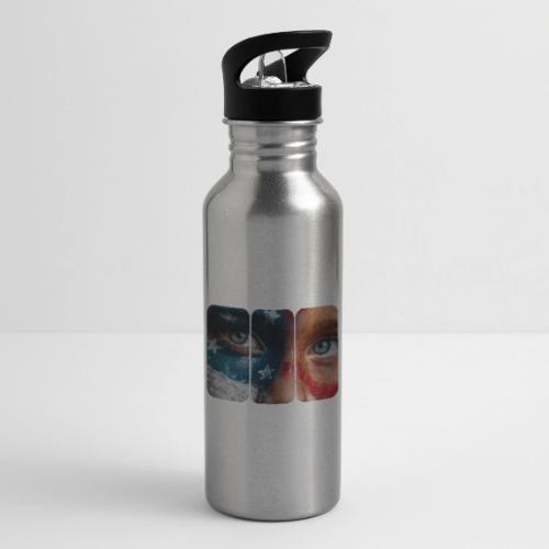 USA: Star-Spangled Glance - 20 oz Water Bottle