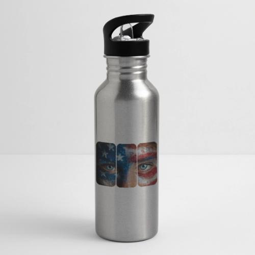 USA: Stars in Her Eyes - 20 oz Water Bottle