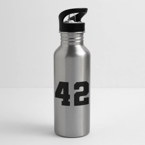 Varsity Number 42 Sports Style - 20 oz Water Bottle