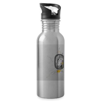 Circuit Echo Portrait - 20 oz Water Bottle - silver - Right