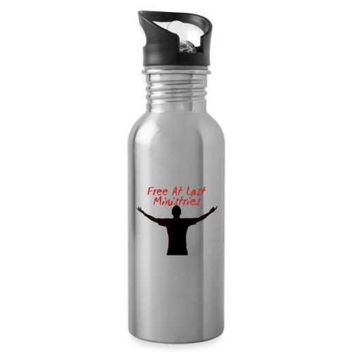Free At Last Ministries Logo - 20 oz Water Bottle