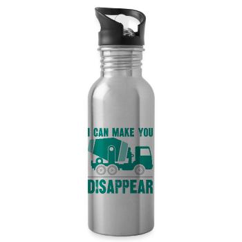 i can make you disappear - 20 oz Water Bottle - silver - Right