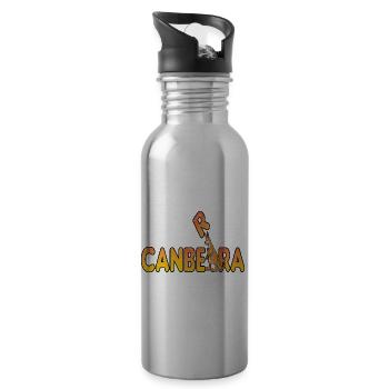 Canberra australian kangaroo city - 20 oz Water Bottle - silver - Right