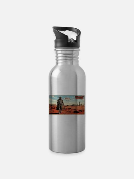 Red Planet Drifter - 20 oz Water Bottle - silver