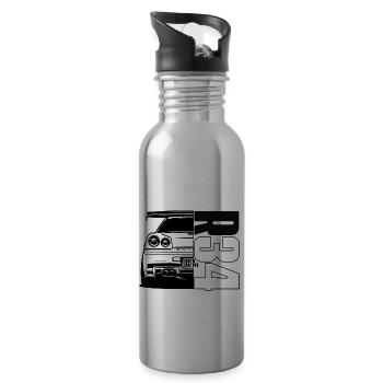 R 34 CLUB - 20 oz Water Bottle - silver - Right