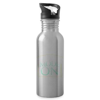 Scuba Diving Mode On - 20 oz Water Bottle - silver - Right