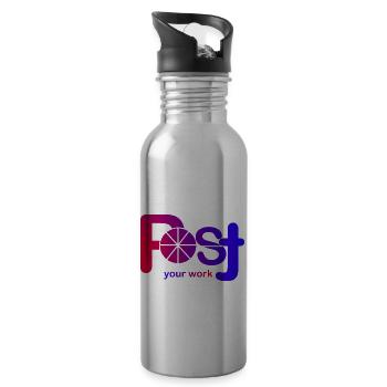 post - 20 oz Water Bottle - silver - Right