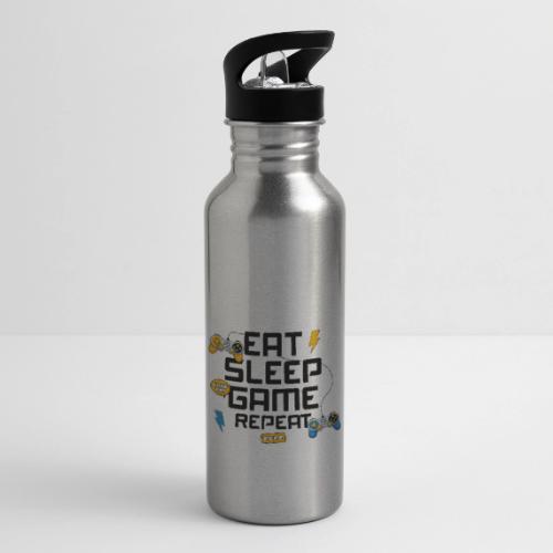 Eat Sleep Game Repeat! - 20 oz Water Bottle