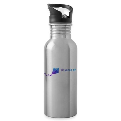 Zephyr 10th Anniversary Horizontal Color Reversed - 20 oz Water Bottle