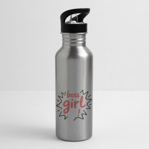 Boss Girl Bold Feminist Statement - 20 oz Water Bottle