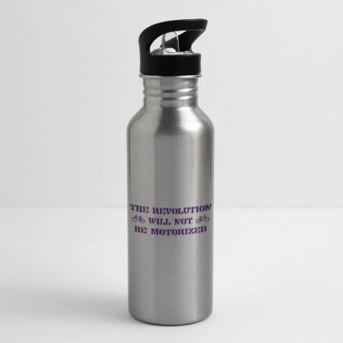 The Revolution Will Not Be Motorized - 20 oz Water Bottle